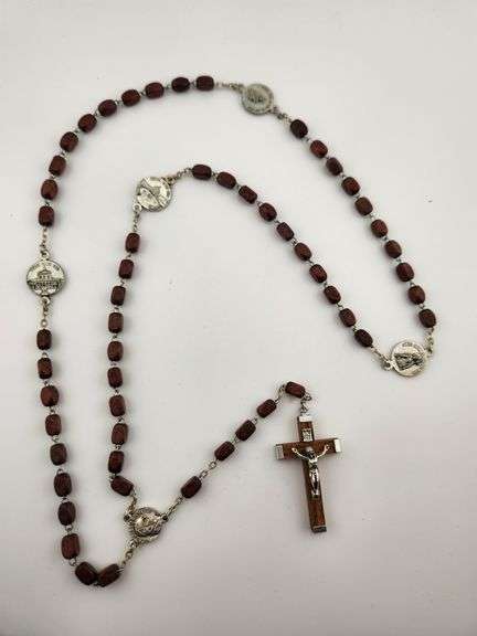 Wooden Bead Rosary from the Vatican – Personally Owned by Richie Kotzen