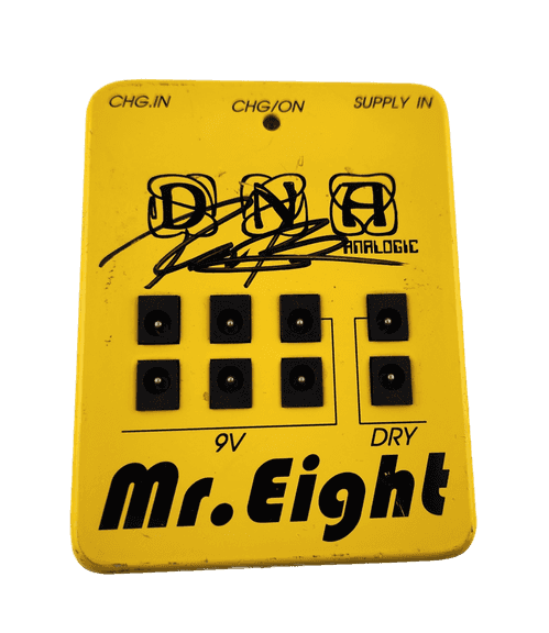 Richie Kotzen's Autographed DNA Analogic "Mr. Eight" Rechargeable Power Supply – From His Personal Gear Stash