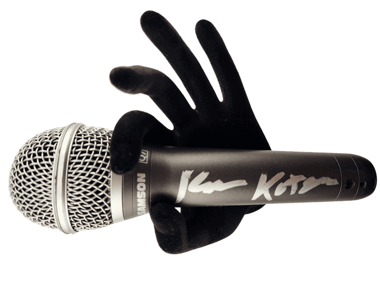 RICHIE KOTZEN – USED & SIGNED SAMSON Q7 MICROPHONE