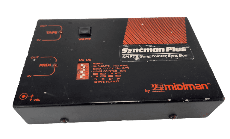 Richie Kotzen’s Personal Midiman Syncman Plus – Vintage SMPTE/MIDI Sync Box
