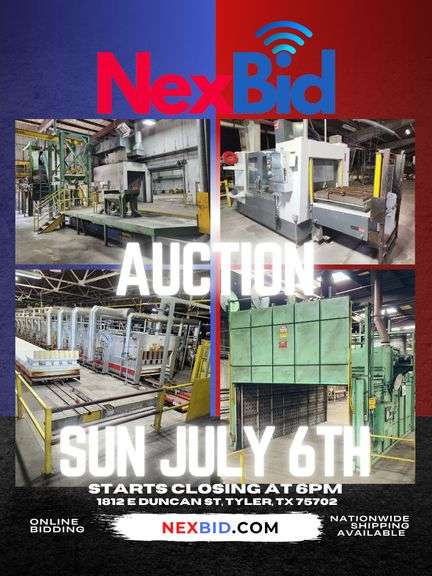  Industrial Ceramics Foundry – CNC Machines, Welders,  Tunnel Kiln, Presses, Pallet Rack, Curing Ovens, Parts & More 