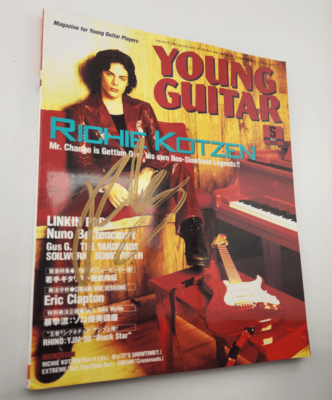 Young Guitar Magazine – May 2003 Issue – Richie Kotzen Cover – Personally Owned & Signed