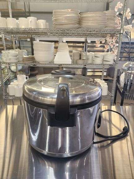 Stainless Electric Rice Cooker Capacity 15 Liters 120 v