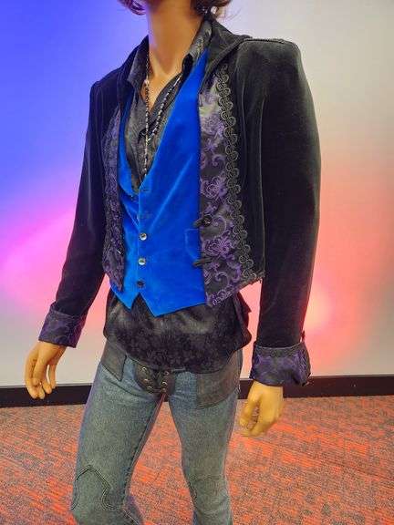 Richie Kotzen's Personal Gothic Crushed Velvet Stage Jacket – Worn on Poison's "Native Tongue" Back Album Cover