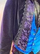 Richie Kotzen's Personal Gothic Crushed Velvet Stage Jacket – Worn on Poison's "Native Tongue" Back Album Cover