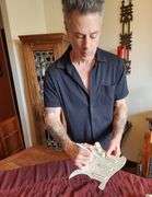 🎸 Richie Kotzen Autographed DiMarzio Loaded Strat Pickguard (Pearl White)