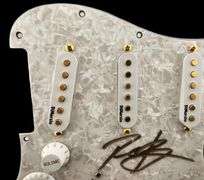 🎸 Richie Kotzen Autographed DiMarzio Loaded Strat Pickguard (Pearl White)