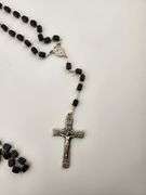 Black Bead Vatican Rosary – Personally Owned by Richie Kotzen – Studio Display Piece
