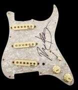 🎸 Richie Kotzen Autographed DiMarzio Loaded Strat Pickguard (Pearl White)