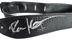 Richie Kotzen’s Personally Owned & Used Black Leather Guitar Strap