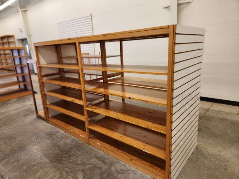 Bid is X 3 Retail Display Shelving Racks