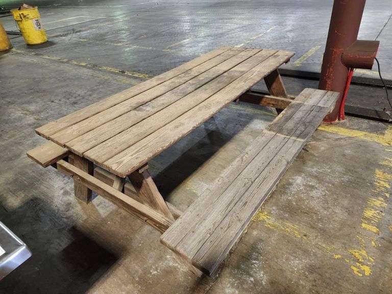 71 Long Wood Picnic Table
