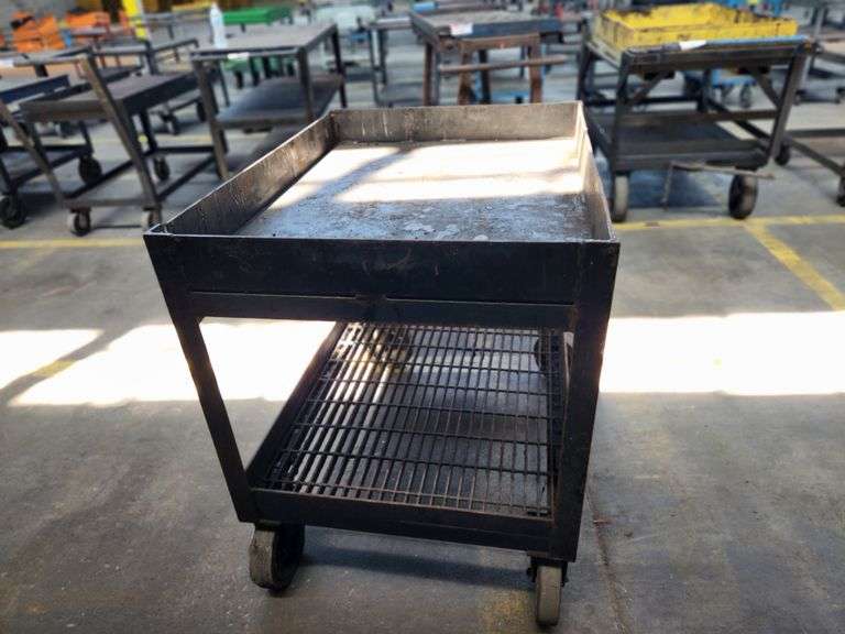 40” X 30” X 37” 2-Tier Rolling Cart