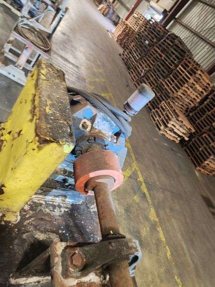 Industrial Auger Mixer with Hopper – Mobile Unit on Casters