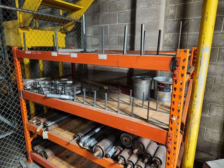 PALLET RACK w Contents 86" x 42" x 72" tall