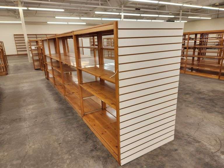 Bid is X 3 Retail Display Shelving Racks