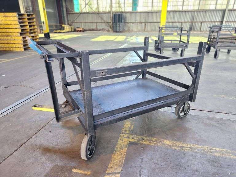 59” X 35” X 37” Metal Utility Cart