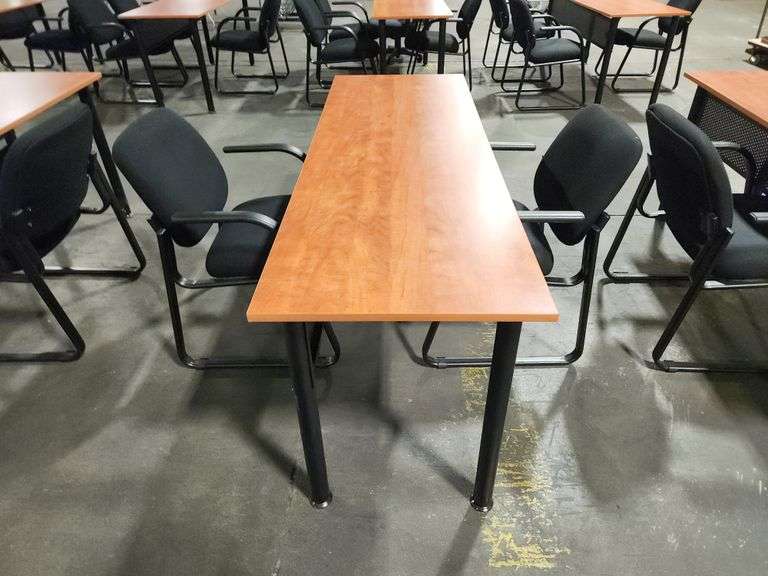 Office Training Desk – 71" x 23.5" x 28.5" with (2) Chairs Included