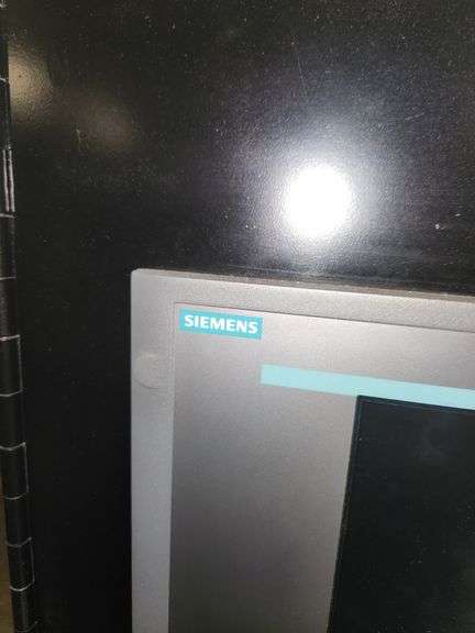 Industrial Shop Workstation Cabinet w/ HP Computer & Siemens Simatic Touch Panel