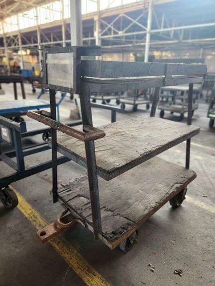50” X 30” X 55” 3-Tier Rolling Cart