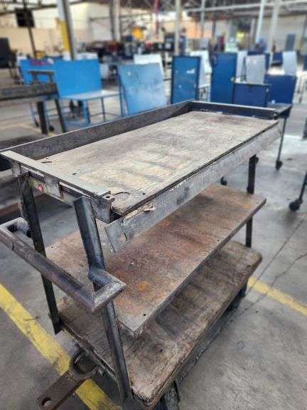 53” X 30” X 52” 3-Tier Rolling Cart