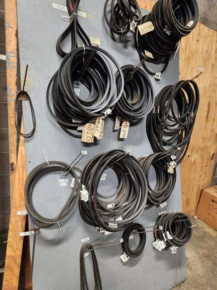 Large Lot of New Equipment Belts