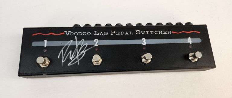 Richie Kotzen Signed Voodoo Lab Pedal Switcher – Stage/Studio Used