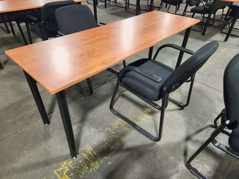 Office Training Desk – 71" x 23.5" x 28.5" with (2) Chairs Included