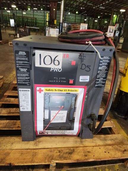 HAWKER PRO Electric Forklift Battery Charger – PH1R-12-680 – 24V DC / 129 Amps – 1 Phase