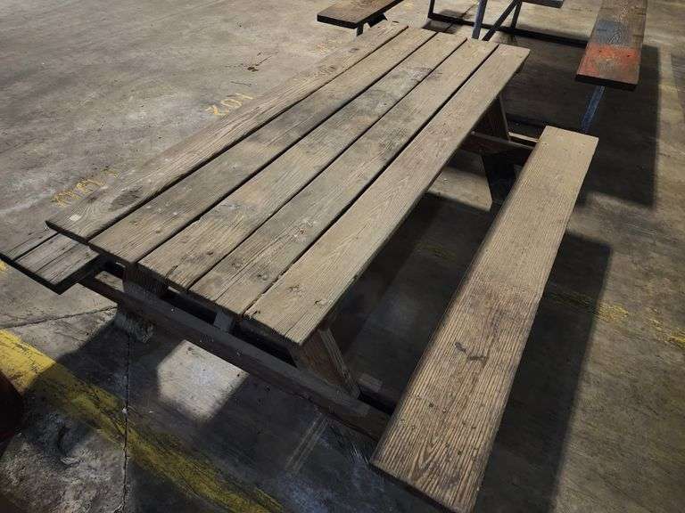 71 Long Wood Picnic Table