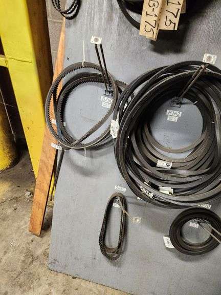 Large Lot of New Equipment Belts