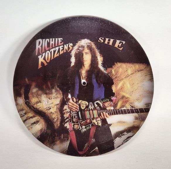 Rare Richie Kotzen 12" Picture Disc TEST LP – “SHE” Single – Custom American Flag B-Side
