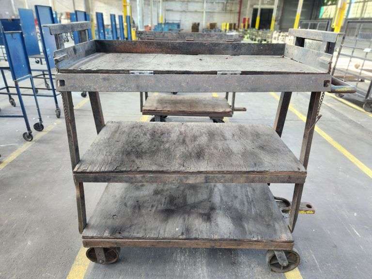 53” X 30” X 56” 3-Tier Rolling Cart