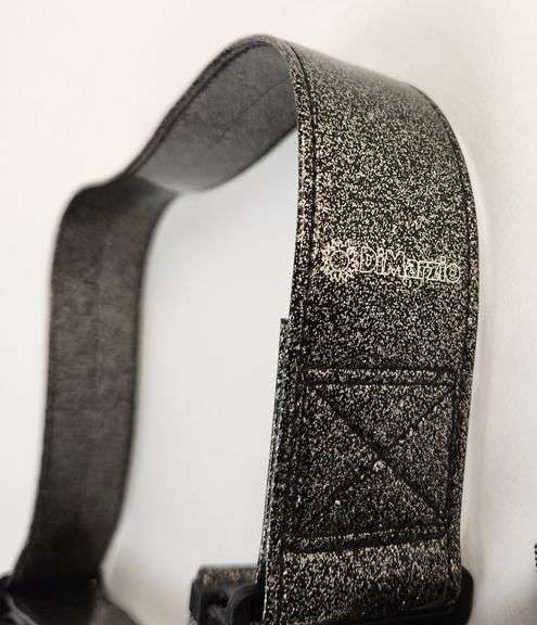 Richie Kotzen’s Vintage DiMarzio Silver Sparkle Guitar Strap – Signed