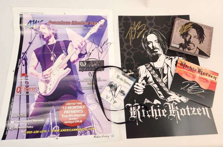 Richie Kotzen Fan Bundle – All Items Autographed