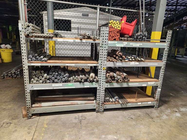 Bid x 2 PALLET RACK w Contents 58" x 34" x 72" tall