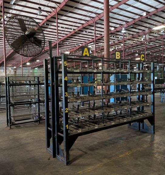 Industrial Parts Shelving Rack