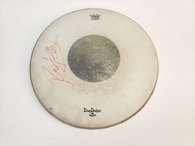 Richie Kotzen-Used & Signed Snare Drum Head – Studio Kit