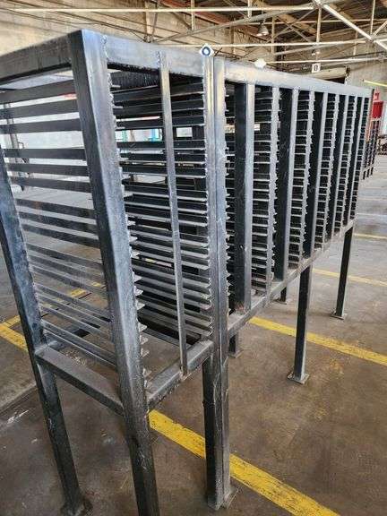 91" Long Steel Parts Rack