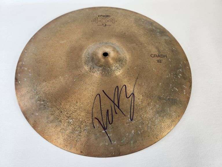 Richie Kotzen – Studio-Used Vintage Paiste 404 18” Crash Cymbal – Signed