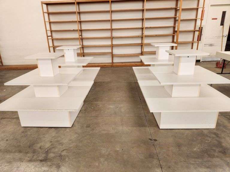 Bid is X 5 Retail Display Tables