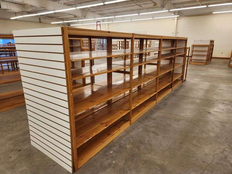 Bid is X 3 Retail Display Shelving Racks