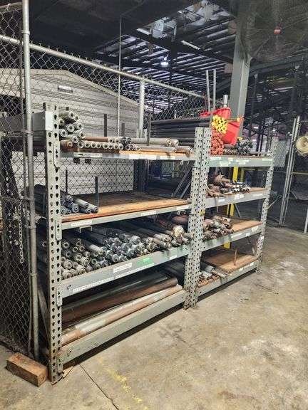 Bid x 2 PALLET RACK w Contents 58" x 34" x 72" tall