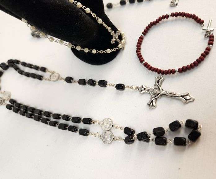 Richie Kotzen Personal Rosary Lot – Toured, Worn, and Collected Over Decades
