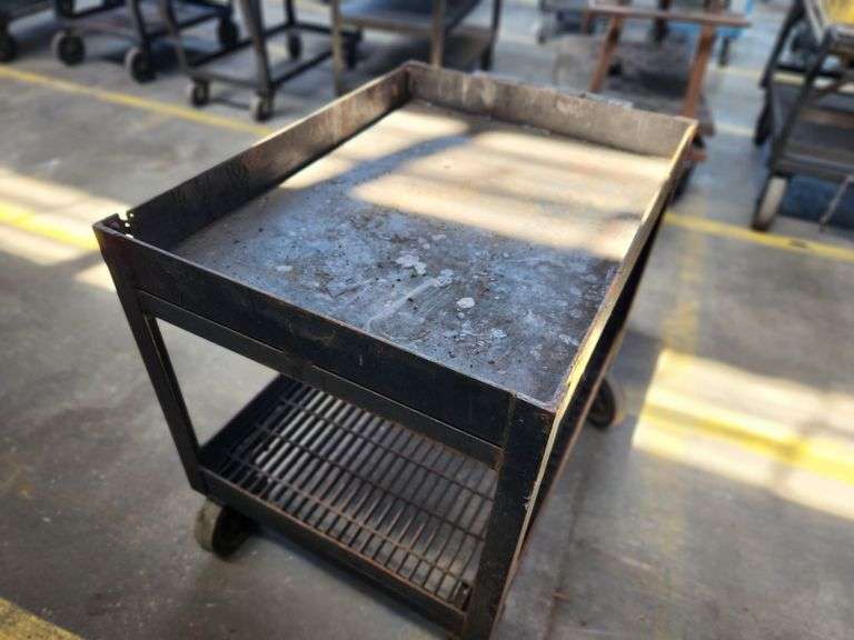 40” X 30” X 37” 2-Tier Rolling Cart