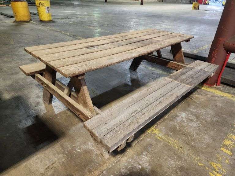 71 Long Wood Picnic Table
