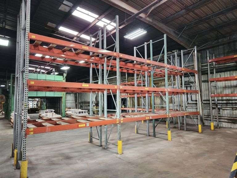 🔷 Bid x 3 – Heavy-Duty Warehouse Pallet Rack Sections - NexBid