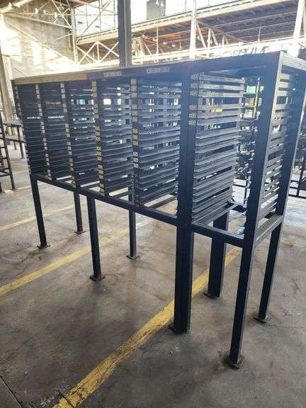 91" Long Steel Parts Rack