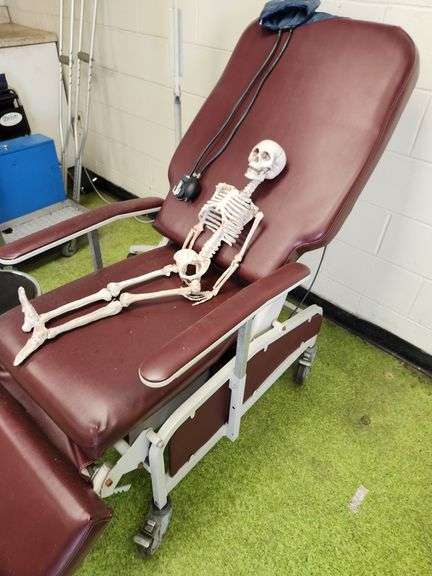 Exam Chair Exam Light and Skippy the Skeleton