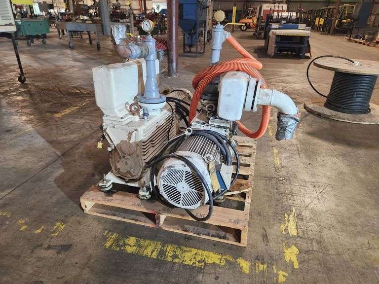 Bid x 2 – Leybold Vacuum Pump Units with Motors & Piping
